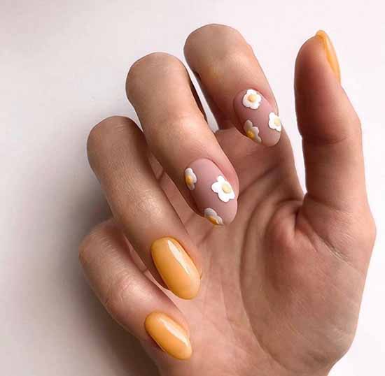 Nude nail design: 100 beautiful photo-novelties of manicure