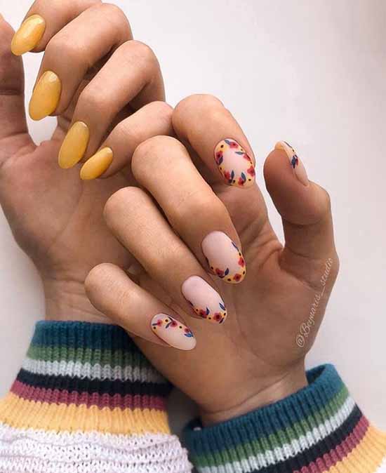 Nude nail design: 100 beautiful photo-novelties of manicure