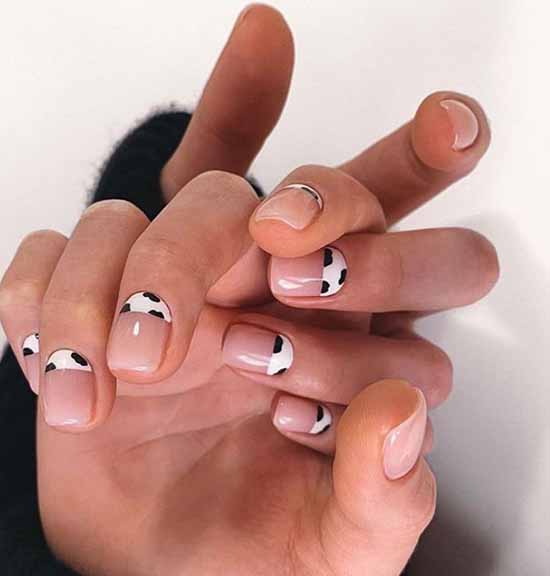 Nude nail design: 100 beautiful photo-novelties of manicure