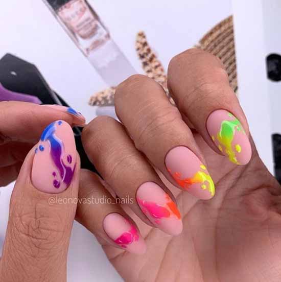 Nail design with a pattern: 101 photos, ideas, new manicure