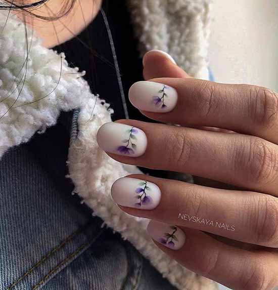 Nail design with a pattern: 101 photos, ideas, new manicure