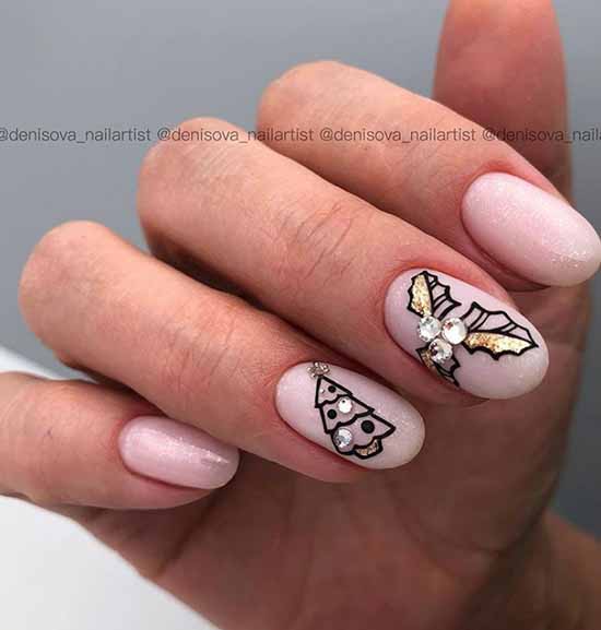 Nail design with a pattern: 101 photos, ideas, new manicure