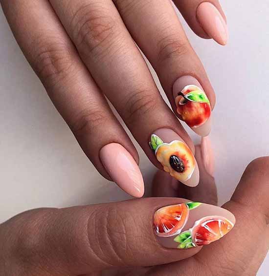 Nail design with a pattern: 101 photos, ideas, new manicure