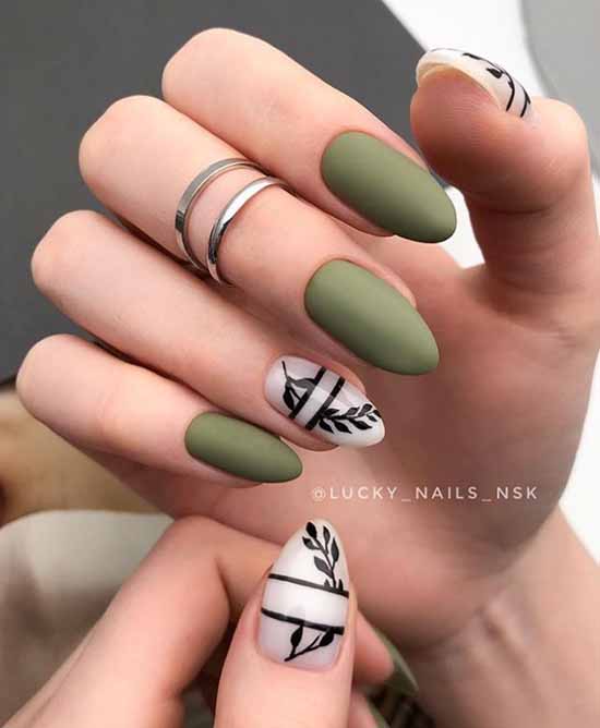 Nail design with a pattern: 101 photos, ideas, new manicure