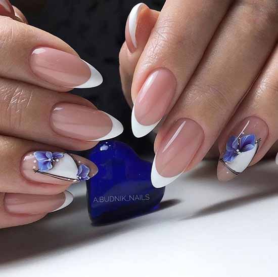 Nail design with a pattern: 101 photos, ideas, new manicure