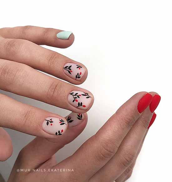 Nail design with a pattern: 101 photos, ideas, new manicure