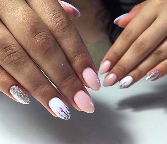 Nail design with a pattern: 101 photos, ideas, new manicure