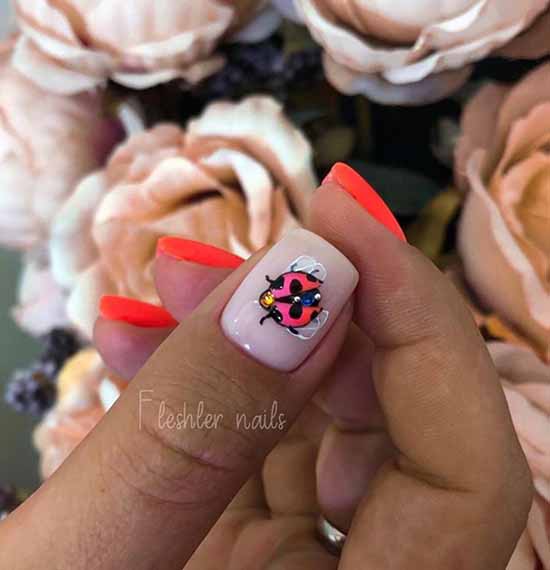 Nail design with a pattern: 101 photos, ideas, new manicure