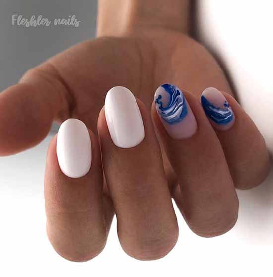 Nail design with a pattern: 101 photos, ideas, new manicure