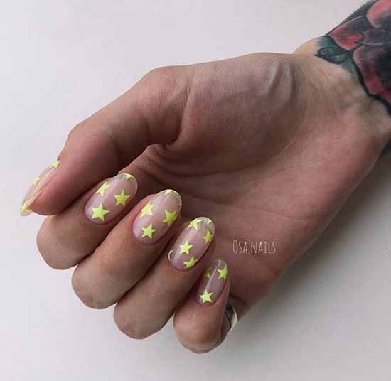 Nail design with a pattern: 101 photos, ideas, new manicure