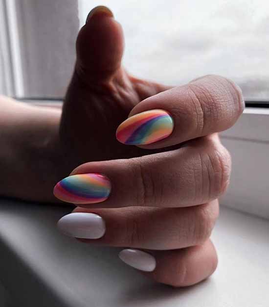 Nail design with a pattern: 101 photos, ideas, new manicure