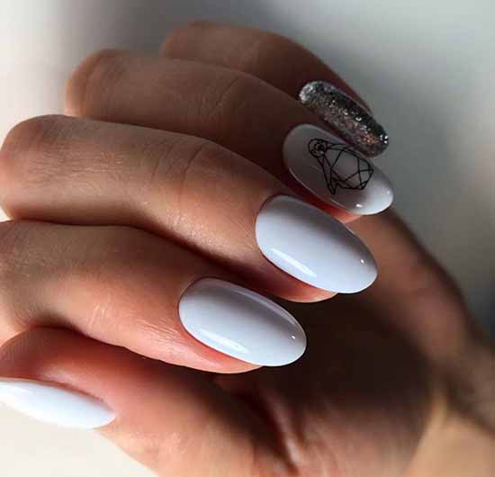 Nail design with a pattern: 101 photos, ideas, new manicure