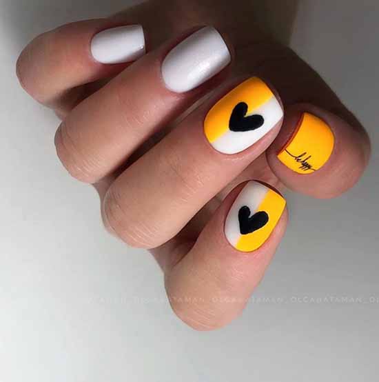 Nail design with a pattern: 101 photos, ideas, new manicure