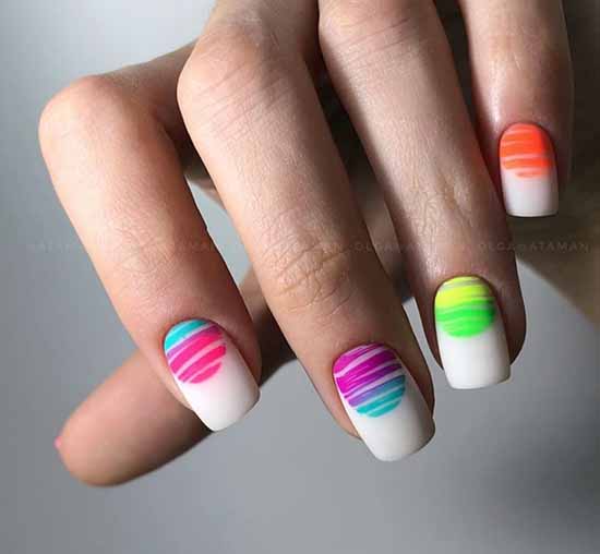 Nail design with a pattern: 101 photos, ideas, new manicure