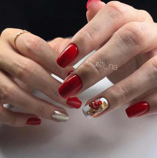 Autumn nail art