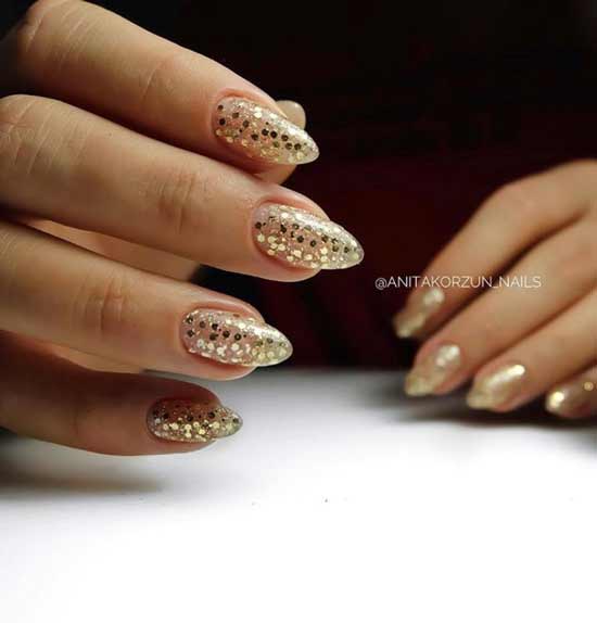 Conception festive d'ongles longs