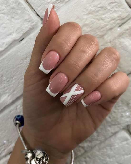 Nail art de mariage français