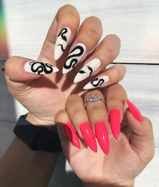 Snake manicure