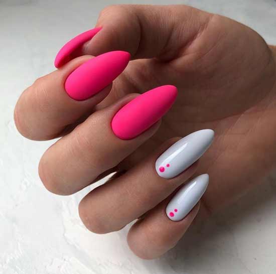 Bright long nails and geometry