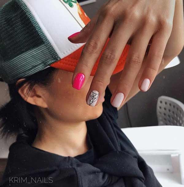 New design geometry on nails