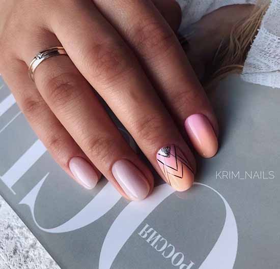 Geometry nail design: new items, photos, best manicure ideas