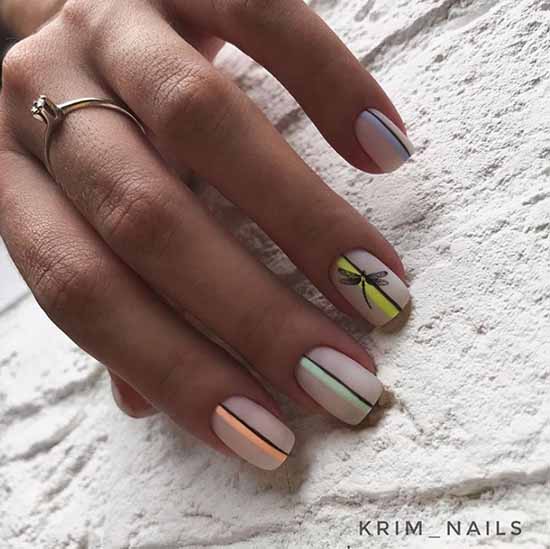 Geometry nail design: new items, photos, best manicure ideas