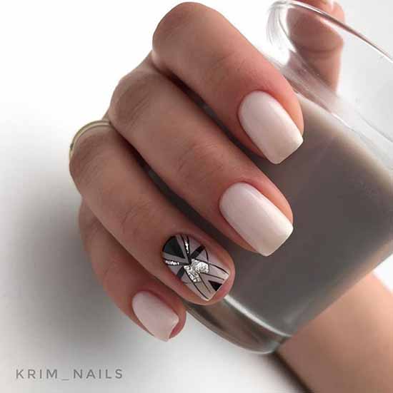 Geometry nail design: new items, photos, best manicure ideas