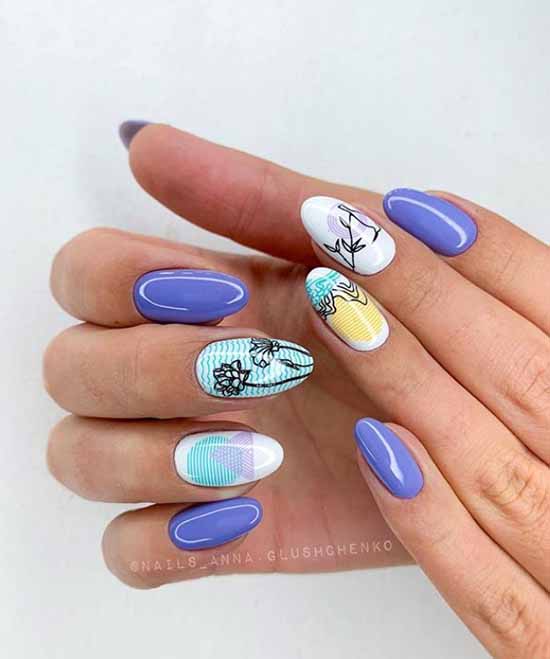 Geometry nail design: new items, photos, best manicure ideas