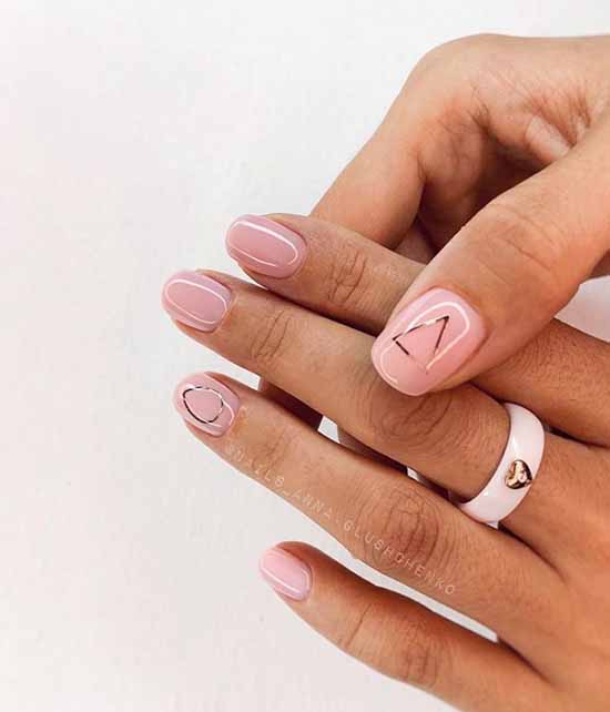 Geometry nail design: new items, photos, best manicure ideas