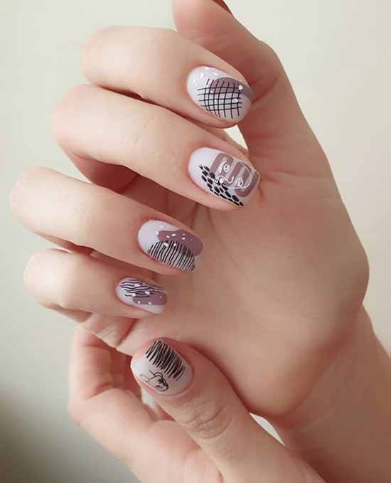 Geometry nail design: new items, photos, best manicure ideas