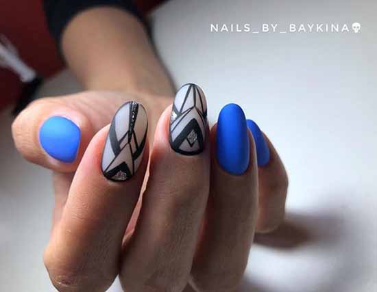 Geometry nail design: new items, photos, best manicure ideas