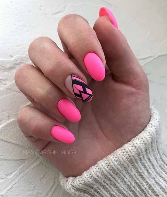 Geometry nail design: new items, photos, best manicure ideas