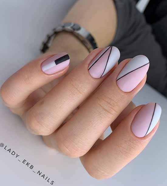 Geometry nail design: new items, photos, best manicure ideas