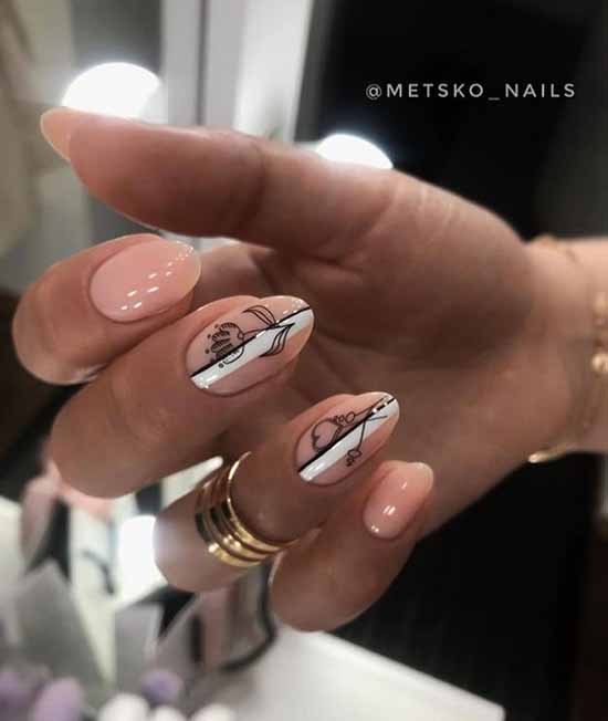 Geometry nail design: new items, photos, best manicure ideas