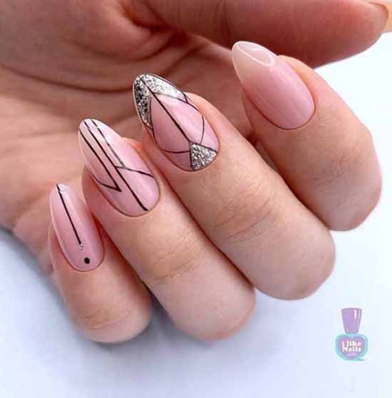 Geometry nail design: new items, photos, best manicure ideas