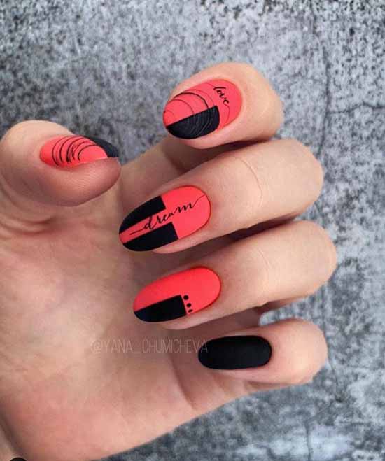 Geometry nail design: new items, photos, best manicure ideas