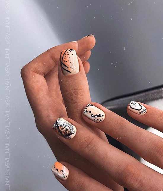 Graphics on nails