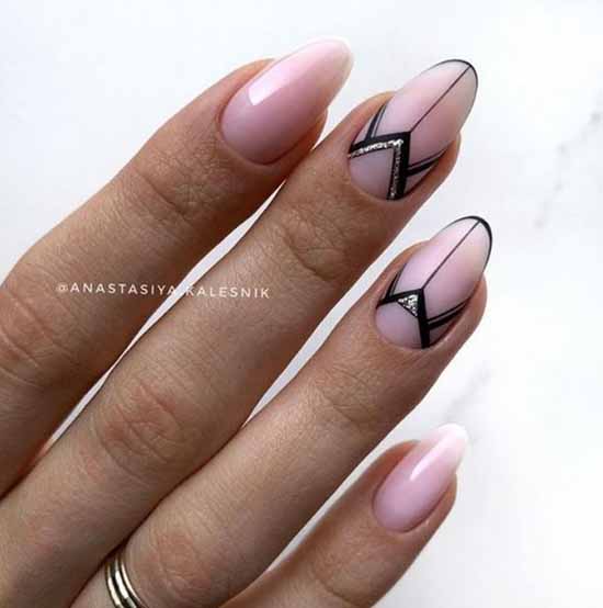 Geometry nail design: new items, photos, best manicure ideas