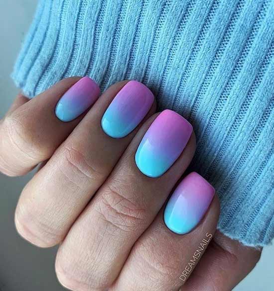 Nail design gradient photo