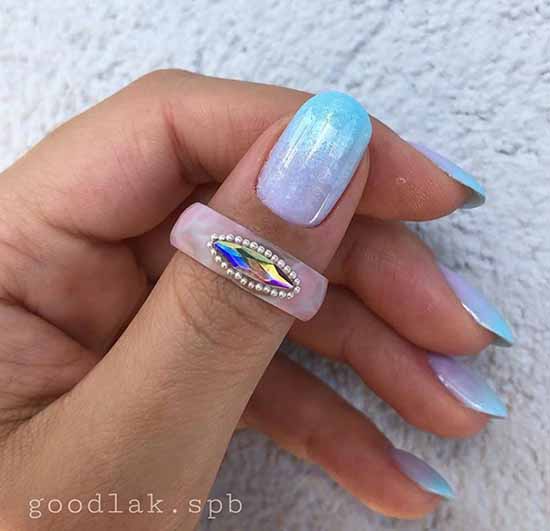 Gradient nail design: photo, 100 best ideas for manicure