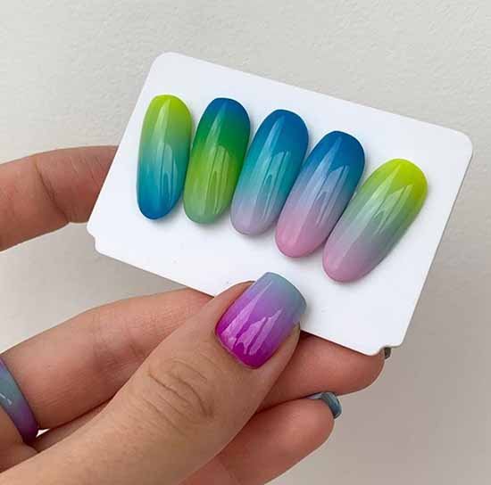 Gradient nail design: photo, 100 best ideas for manicure