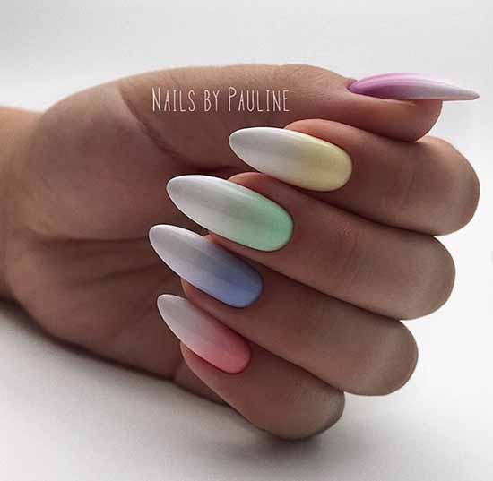 Gradient nail design: photo, 100 best ideas for manicure