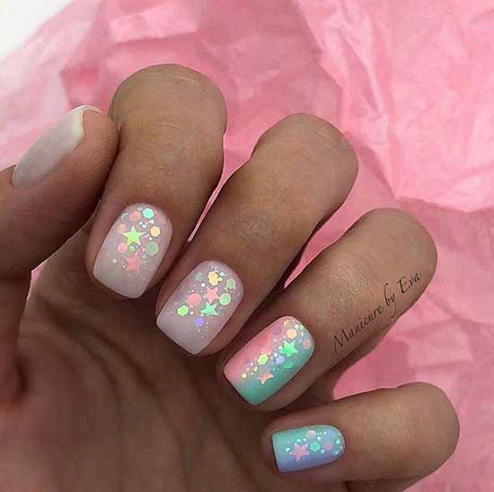 Gradient nail design: photo, 100 best ideas for manicure