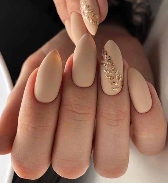 Nude nail design: 100 beautiful photo-novelties of manicure