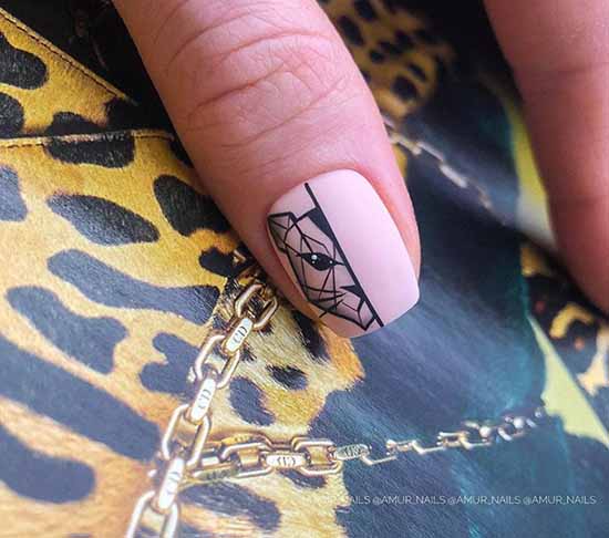 Nude nail design: 100 beautiful photo-novelties of manicure