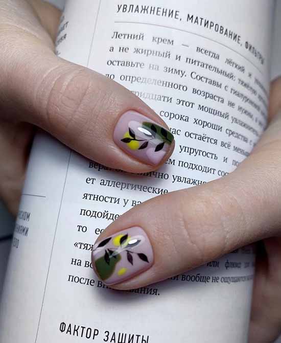 Nude nail design: 100 beautiful photo-novelties of manicure