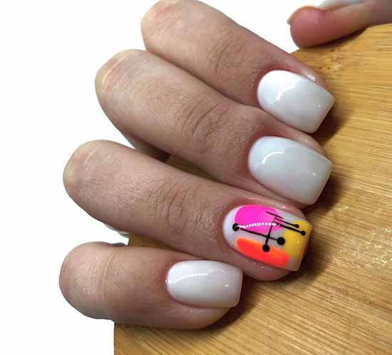 Nude nail design: 100 beautiful photo-novelties of manicure