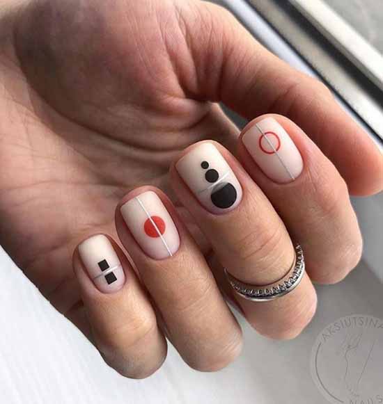 Nude nail design: 100 beautiful photo-novelties of manicure