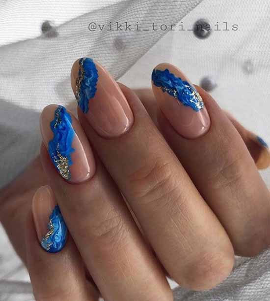 Nude nail design: 100 beautiful photo-novelties of manicure