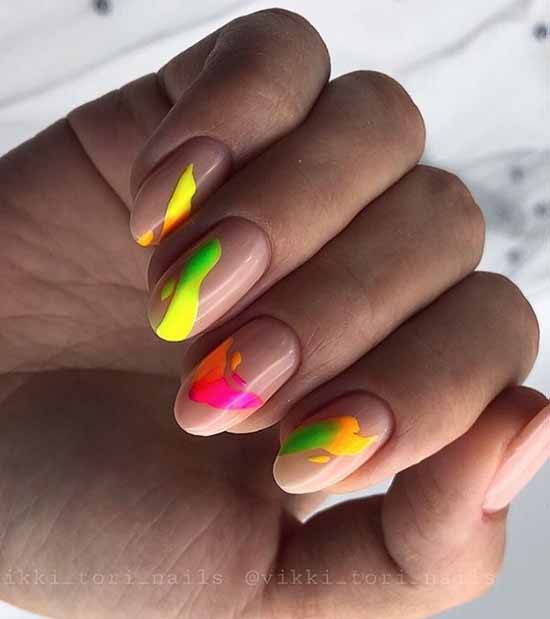 Nude nail design: 100 beautiful photo-novelties of manicure